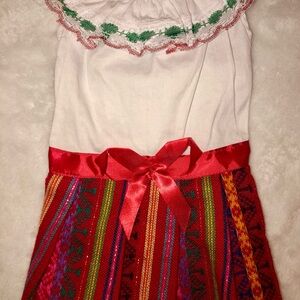 Colorful Mexican Dog Dress Small